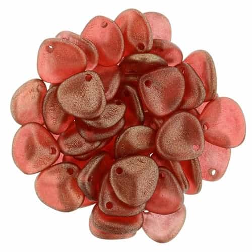 Rose Petals 8/7mm - CZRP8-29256 - Halo - Cardinal - 25 Petals