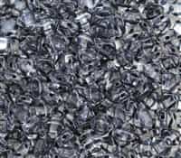 Czech Silky 2-Hole Beads 6x6mm - CZS-23980-44849 - Crystal Black Lined - 25 count