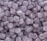 Czech Silky 2-Hole Beads 6x6mm - CZS-99998 - Lavender - 25 count