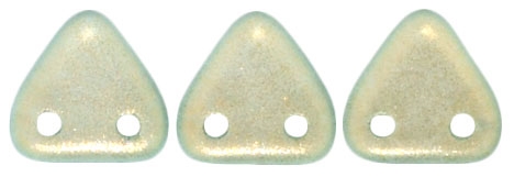 CzechMates Two Hole Trangles 6mm: CZT-29267 - Halo - Heavens