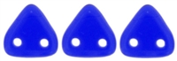 CzechMates Two Hole Trangles 6mm: CZT-3009 - Cobalt - 25 count