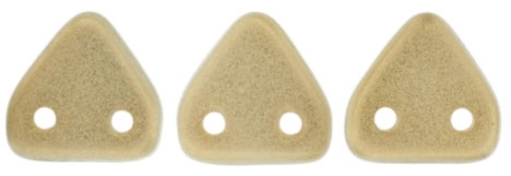 CzechMates Two Hole Trangles 6mm: CZT-P29254 - Halo Ethereal - Myrrh - 25 count