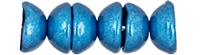 [ 3-1-B-1 ] CZTC-06B03 - Czech Teacup 2/4mm Beads - ColorTrends: Saturated Metallic Nebulas Blue - 4 Grams - Approx 60 Count