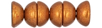 CZTC-06B06 - Czech Teacup 2/4mm Beads - ColorTrends: Saturated Metallic Russet Orange - 4 Grams - Approx 60 Count