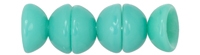 [ 3-1-B-1 ] CZTC-6313 - Czech Teacup 2/4mm Beads - Turquoise - 4 Grams - Approx 60 Count