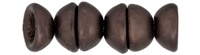 CZTC-M14415 - Czech Teacup 2/4mm Beads - Matte - Dark Bronze - 4 Grams - Approx 60 Count