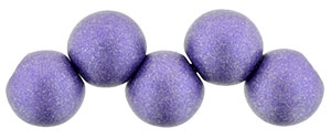 Top Hole Round Beads 6mm: CZTHR6-29423 - ColorTrends: Satin Metallic Orchid - 25 pieces