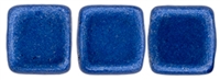 CzechMates Two Hole Tile 6mm - CZTWN06-04B09 - ColorTrends: Saturated Metallic Marina - 25 Beads