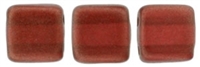 CzechMates Two Hole Tile 6mm - CZTWN06-29257 - Halo - Sangreal - 25 Beads