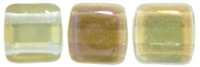 CzechMates Two Hole Tile 6mm - CZTWN06-W8013 - Twilight - Jonquil - 25 Beads