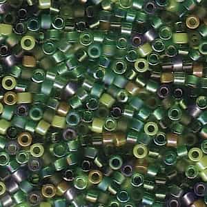 Miyuki Delica Seed Bead Mix 7.2g Evergreen