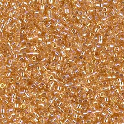 Miyuki Delica Seed Beads 5g 11/0 DB0100 TR Light Amber