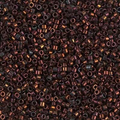 Miyuki Delica Seed Beads 5g 11/0 DB1002 MR Dark Copper