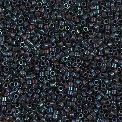 Miyuki Delica Seed Beads 5g 11/0 DB1003 MR Blue/Dark Copper