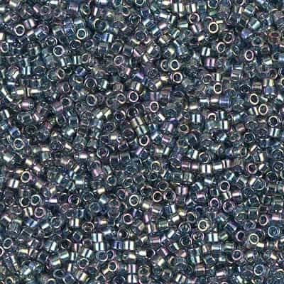 Miyuki Delica Seed Beads 5g 11/0 DB0111 TR Medium Grey-Blue