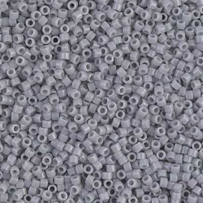 Miyuki Delica Seed Beads 5g 11/0 DB1139 OP Ghost Grey