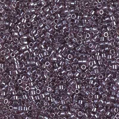 Miyuki Delica Seed Beads 5g 11/0 DB1224 TL Dark Amethyst