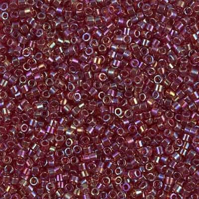 Miyuki Delica Seed Beads 5g 11/0 DB1242 TR Cherry Cola