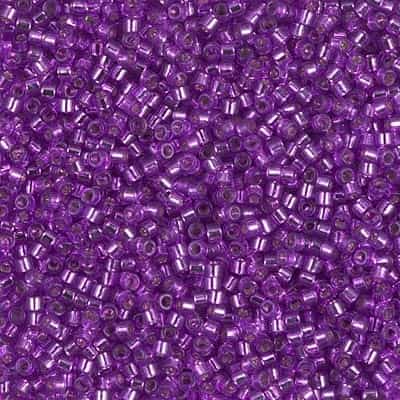 Miyuki Delica Seed Beads 5g 11/0 DB1345 TSL Bright Purple