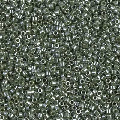 [ DS ] Miyuki Delica Seed Beads 5g 11/0 DB1566 OPL Avocado Green