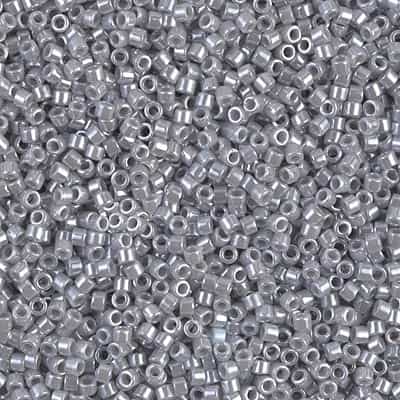 Miyuki Delica Seed Beads 5g 11/0 DB1570 OPR Ghost Grey