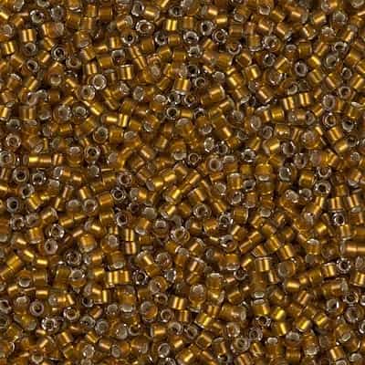 Miyuki Delica Seed Beads 5g 11/0 DB1681 TSL Light Walnut Brown