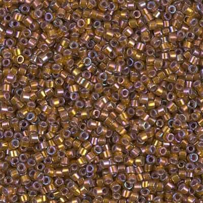 Miyuki Delica Seed Beads 5g 11/0 DB1691 TSL ICL R Dark Walnut Brown