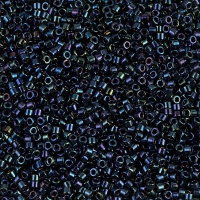 Miyuki Delica Seed Beads 5g 11/0 DB0002 MR Midnight Blue