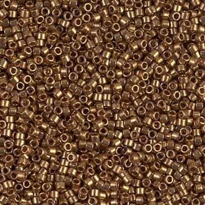 Miyuki Delica Seed Beads 5g 11/0 DB0022L M Light Bronze