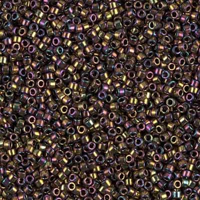 Miyuki Delica Seed Beads 5g 11/0 DB0023 MR Light Bronze/Violet