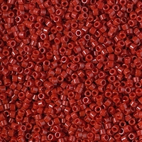 Miyuki Delica Seed Beads 5g 11/0 DB2354 Duracoat Opaque Barn Red