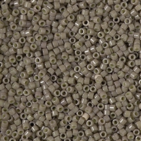 Miyuki Delica Seed Beads 5g 11/0 DB2365 Duracoat Opaque Ash Grey