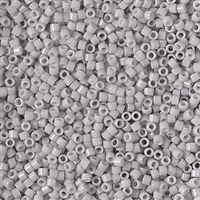 Miyuki Delica Seed Beads 5g 11/0 DB2366 Duracoat Opaque Soft Grey