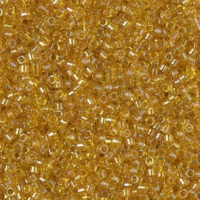 Miyuki Delica Seed Beads 5g 11/0 DB2372 Inside Color Lined Dyed Dandelion