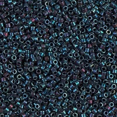 Miyuki Delica Seed Beads 5g 11/0 DB0025 MR Dark Wine/Blueberry