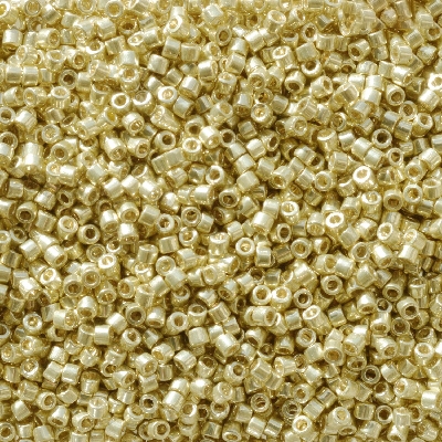 Miyuki Delica Seed Beads 5g 11/0 DB2502 Duracoat Galvanized Yellow