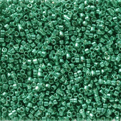 Miyuki Delica Seed Beads 5g 11/0 DB2506 Duracoat Galvanized Dark Aqua Green