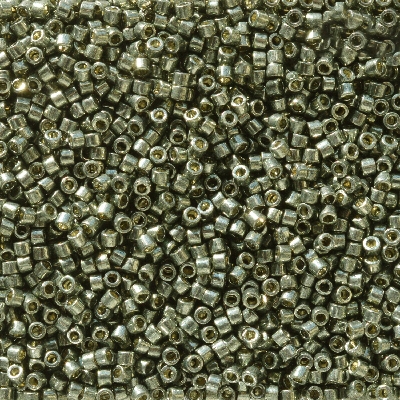 Miyuki Delica Seed Beads 5g 11/0 DB2512 Duracoat Galvanized Dark Steel Green