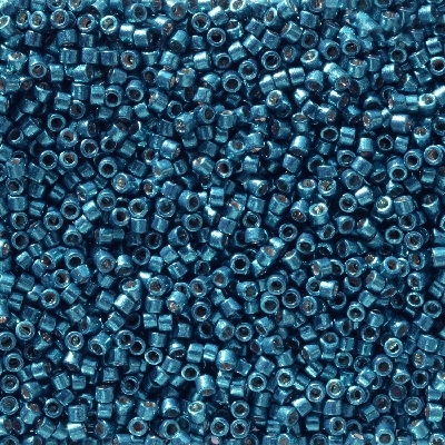 Miyuki Delica Seed Beads 5g 11/0 DB2515 Duracoat Galvanized Poseidon Blue