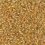 Miyuki Delica Seed Beads 1g 11/0 DB0031 24 KT Gold Plated