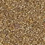 Miyuki Delica Seed Beads 1g 11/0 DB0034 M 24 KT Lt Gold Plated