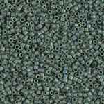 Miyuki Delica Seed Beads 5g 11/0 DB0373 M MA Dark Sage Green