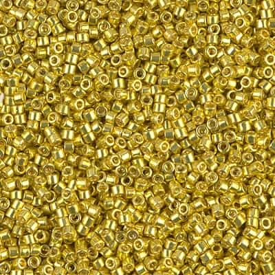 Miyuki Delica Seed Beads 5g 11/0 DB0424 GA Dark Yellow