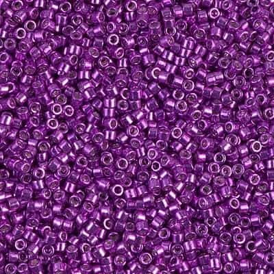 Miyuki Delica Seed Beads 5g 11/0 DB0431 Galvanized Fuchsia