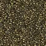 Miyuki Delica Seed Beads 5g 11/0 DB0456 Galvanized Olive