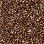 Miyuki Delica Seed Beads 1g 11/0 DB0506 24 Kt Dk Copper Gold Plated