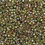 Miyuki Delica Seed Beads 1g 11/0 DB0508 24 Kt Lt Green Gold Plated