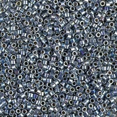 Miyuki Delica Seed Beads 1g 11/0 DB0544 MR Platinum Greyish-Blue