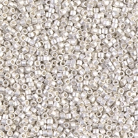 Miyuki Delica Seed Beads 1g 11/0 DB0551F Matte Metallic Silver Plated