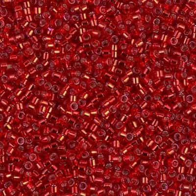 [ DS ] Miyuki Delica Seed Beads 5g 11/0 DB0602 TSL Christmas Red